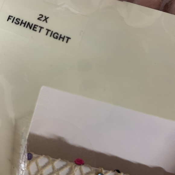 Anthropologie gem nude fishnet tights new in package 2X - Picture 6 of 9